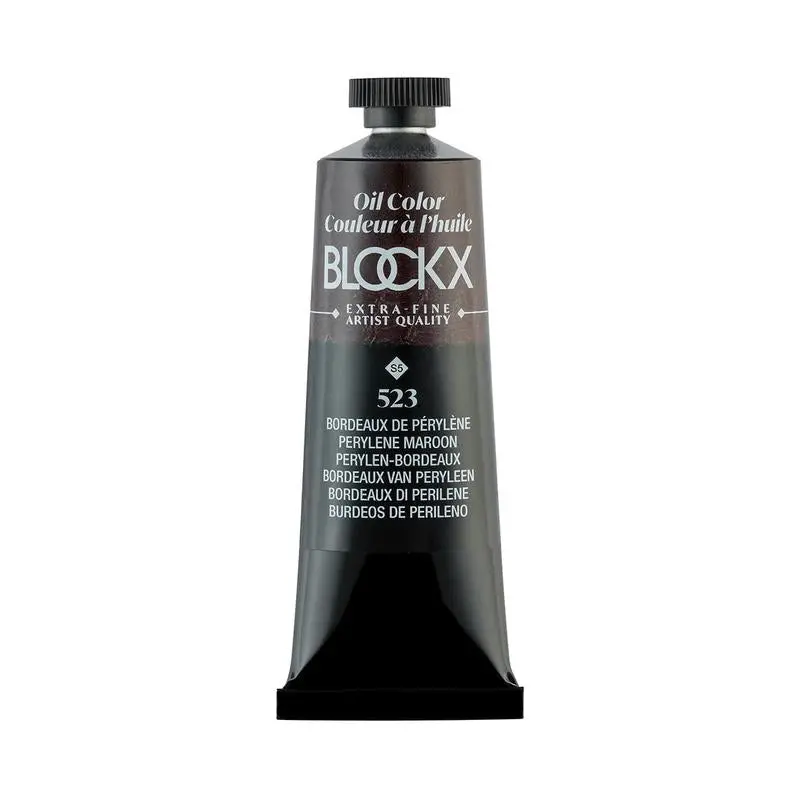 Blockx Oil Paint Tube – Perylene Maroon (S5), 35Ml Lightfast Formula, Rich Undertones 1