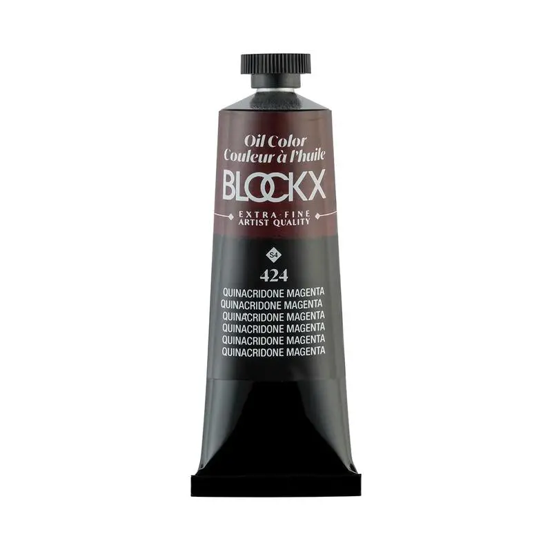 Blockx Oil Paint Tube: Quinacridone Magenta (Pr122), Series 4, 35 Ml 1