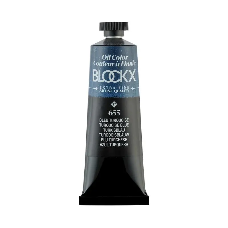 Blockx Oil Paint Tube – Turquoise Blue #C213655, S7 Series, 35Ml 1