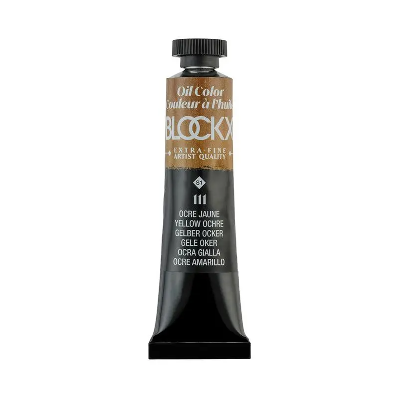 Blockx Oil Paint Tube – Yellow Ochre #111, Py42, 20Ml 1