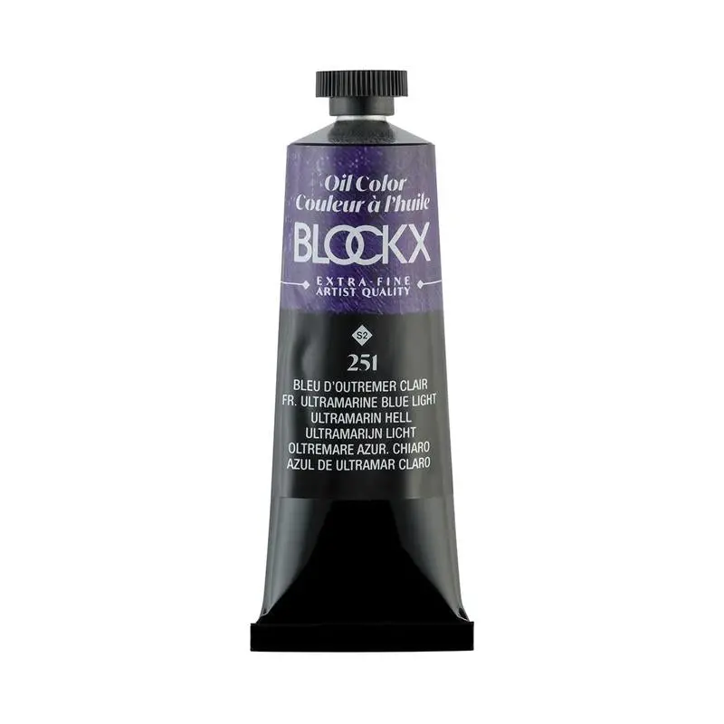 Blockx Oil Paint – Ultramarine Blue Light #251 (Pb29), 35Ml 1