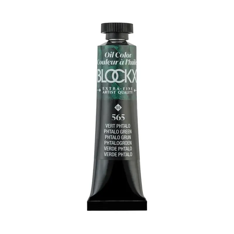 Blockx Phthalo Green Oil Paint – 20 Ml Tube, Pg36 Pigment (S5 Series) 1