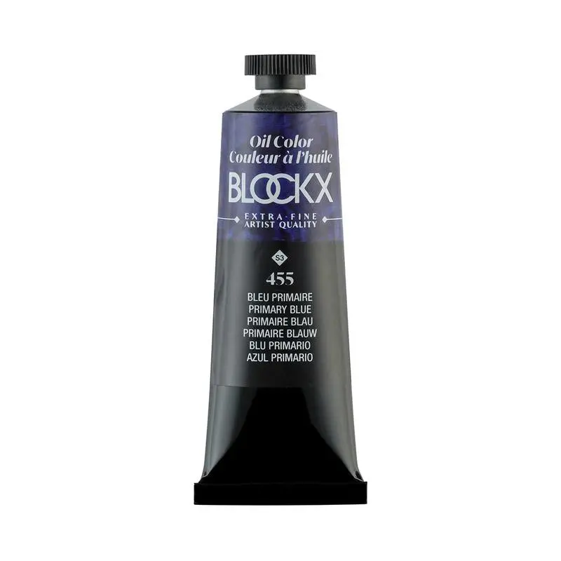 Blockx Primary Blue Oil Paint – 35 Ml Tube, Series 3, Pb15:3 Phthalocyanine Pigment 1