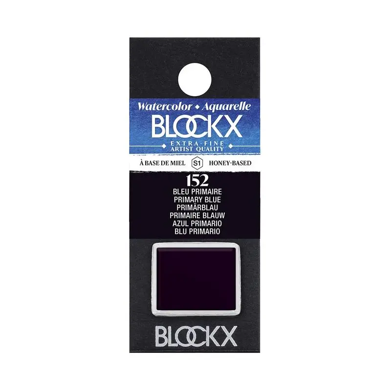 Blockx Primary Blue Watercolor Half Pan – Pb15:3 Pigment (S1 Series) 1