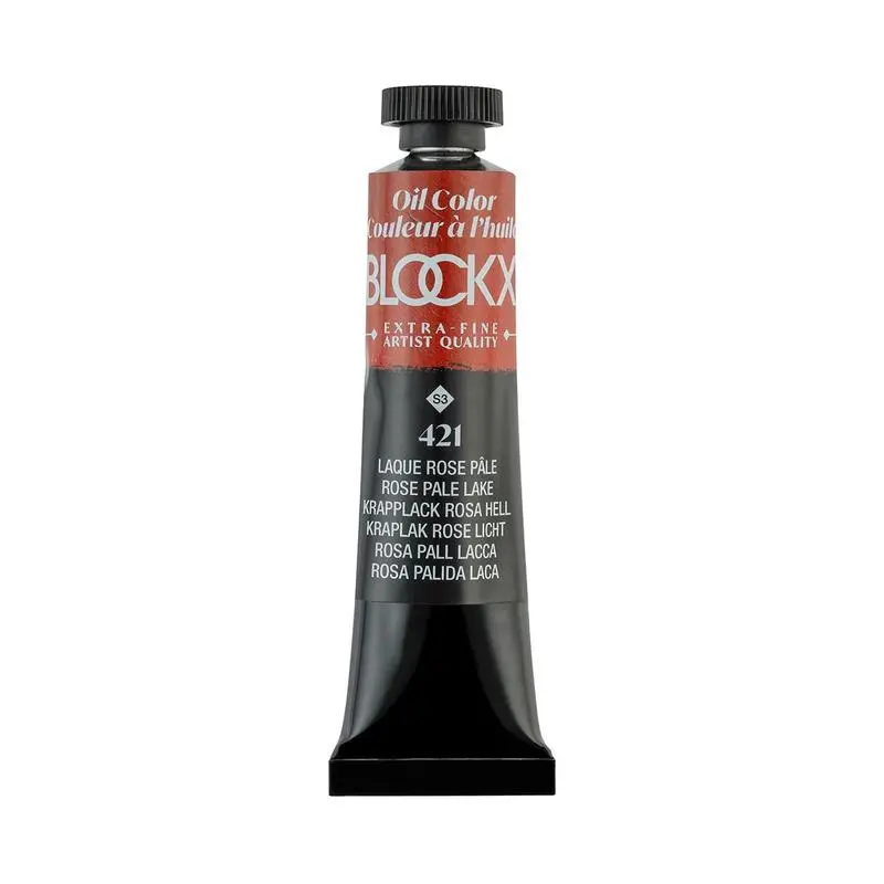 Blockx Rose Madder Pale Oil Paint – 20Ml Tube, Pr149 Pigment, Series 3, 421 1