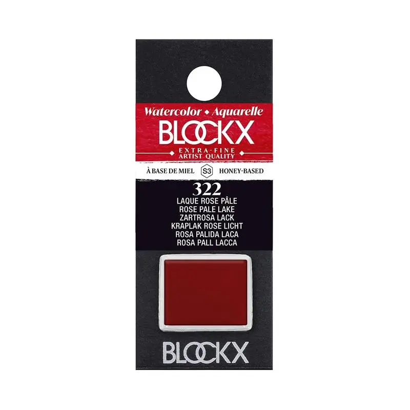 Blockx Rose Pale Lake Watercolour Half Pan, Series 3, No. 322 1
