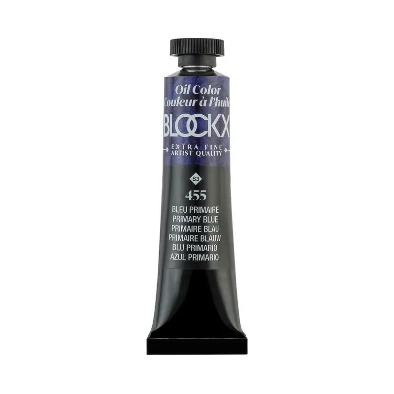 Blockx S3 Oil Paint Tube – Primary Blue Pb15, 20Ml Rich Consistency Formula 1