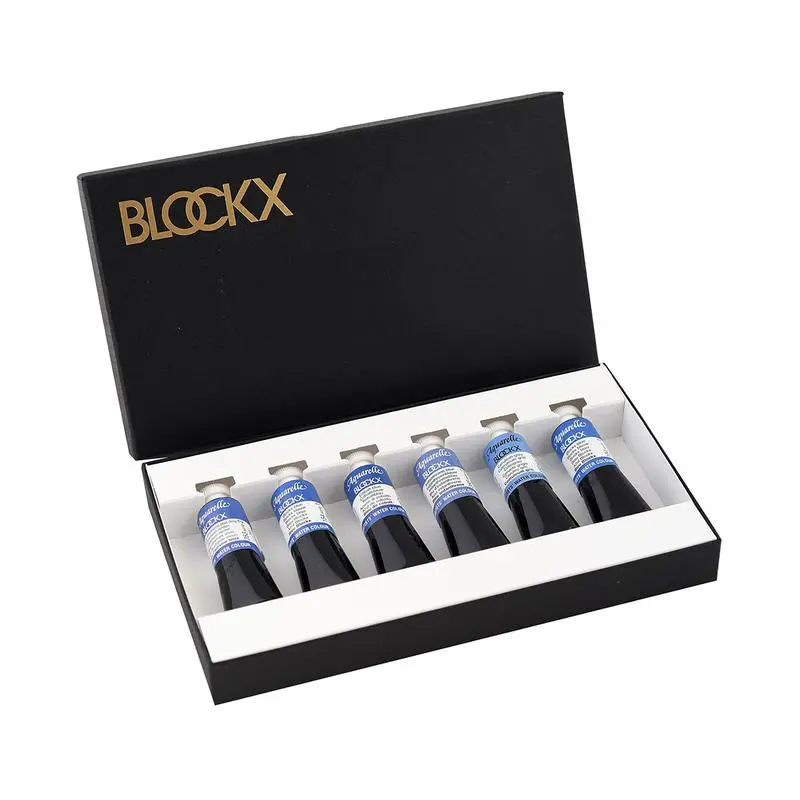 Blockx Six-Blue Watercolour Set, 15Ml Tubes Per Colour, C44905Bxc 1