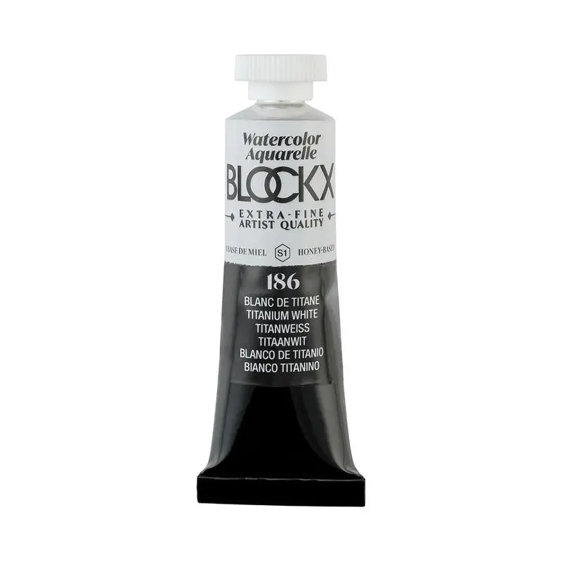 Blockx Titanium White Watercolour Tube, 15Ml, Series 1, C44186Bxc 1