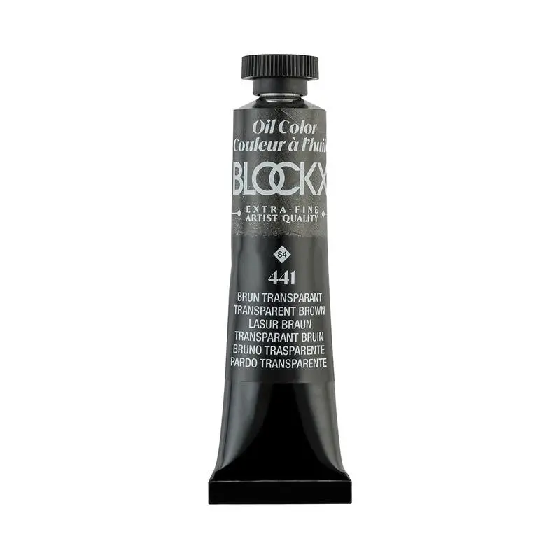 Blockx Transparent Brown Oil Paint In 20Ml Tube (441) – S4 Series 1