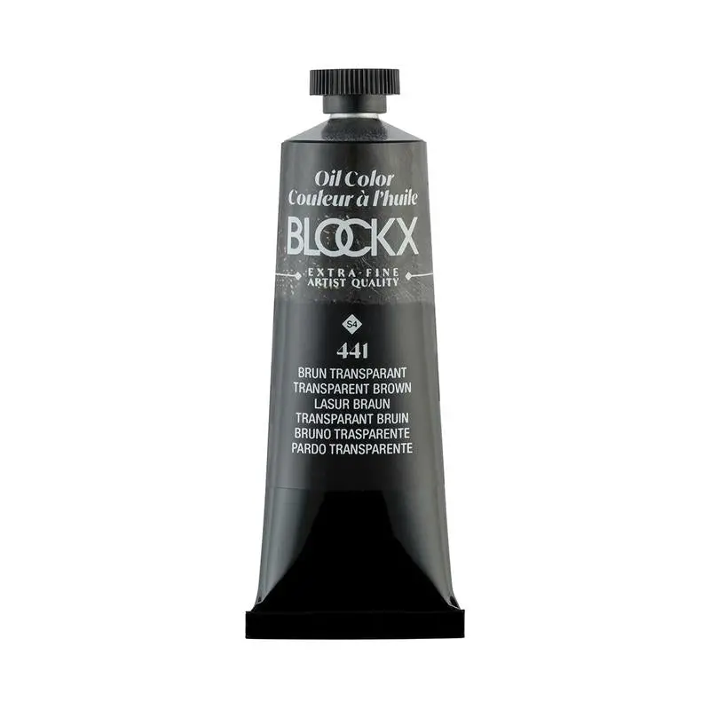 Blockx Transparent Brown Oil Paint – S4 Series, 35 Ml, Warm Undertone 1