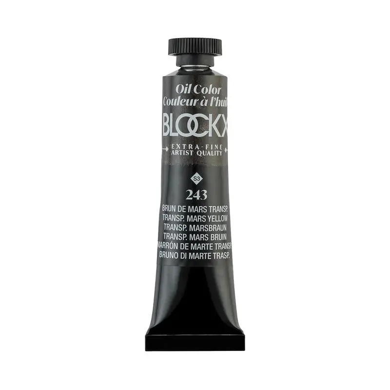 Blockx Transparent Mars Brown Oil Paint – Pr101, S3 Series, 20Ml 1