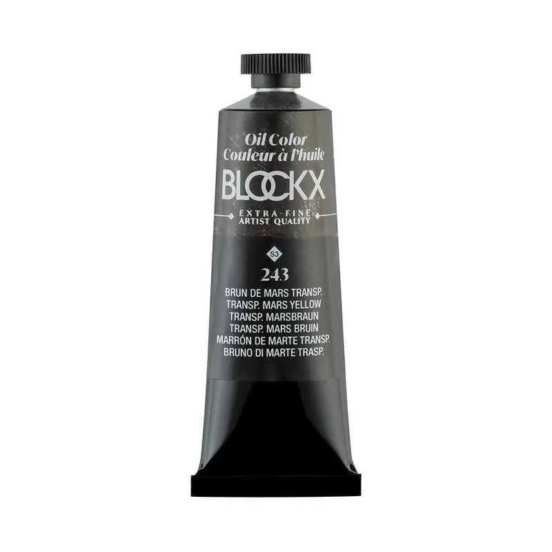 Blockx Transparent Mars Brown Oil Paint – Series 3, 35Ml Tube (243, Pr101) 1