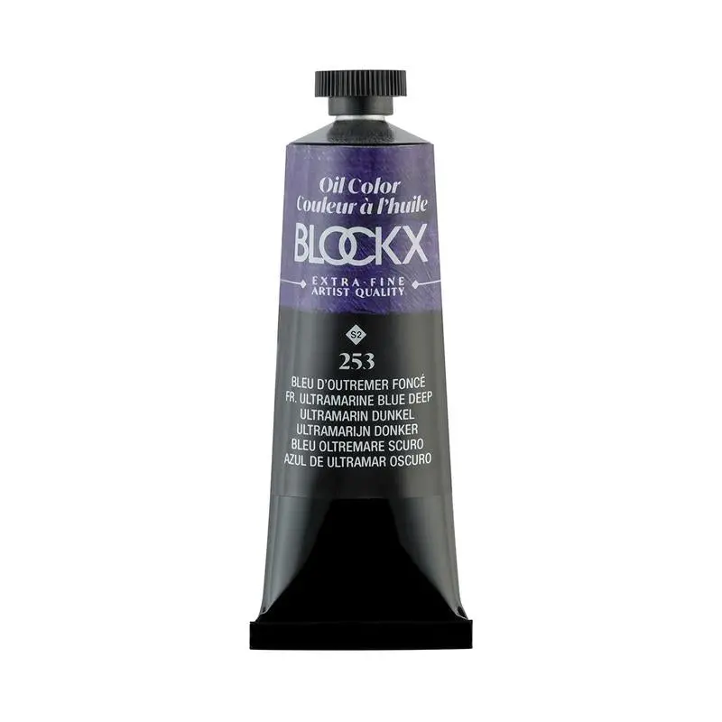 Blockx Ultramarine Blue Deep Oil Paint – 35 Ml Tube, Series 2 (C213253Bxc) 1
