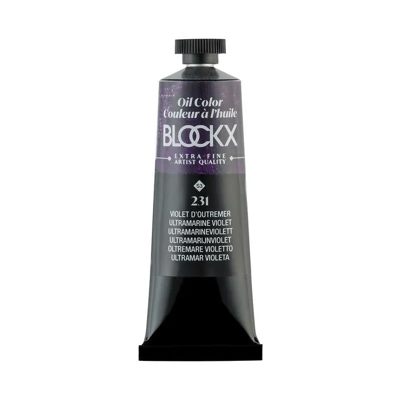 Blockx Ultramarine Violet Oil Paint – 35 Ml Tube, Series 3 (Pv15, C213253Bxc) 1