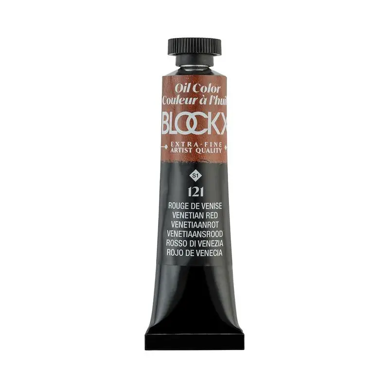 Blockx Venetian Red Oil Paint – 20 Ml Tube, Pr102, Series 1 Professional Grade 1