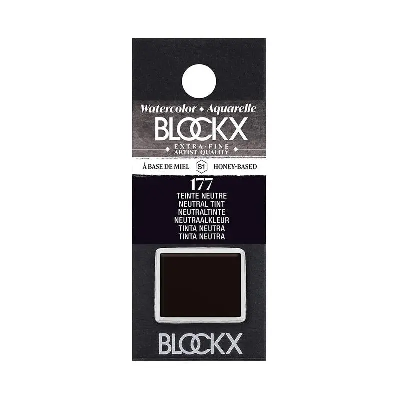 Blockx Watercolor Half Pan – Neutral Tint (S1 Series) 1