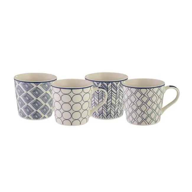 Bundanoon Mod Mug Collection – Contemporary 4-Piece Set 1