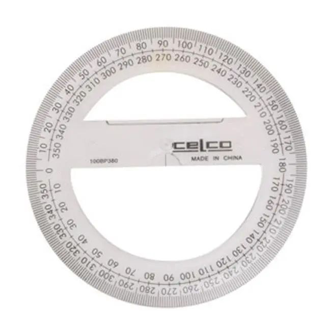 Celco 360-Degree 10 Cm Protractor – Precision Measuring Tool 1