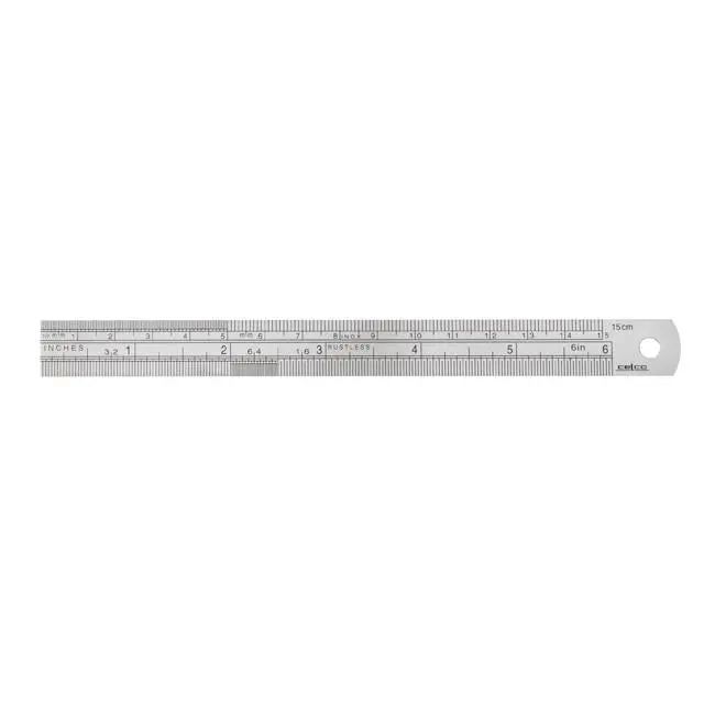 Celco Stainless Steel 15 Cm Ruler 1
