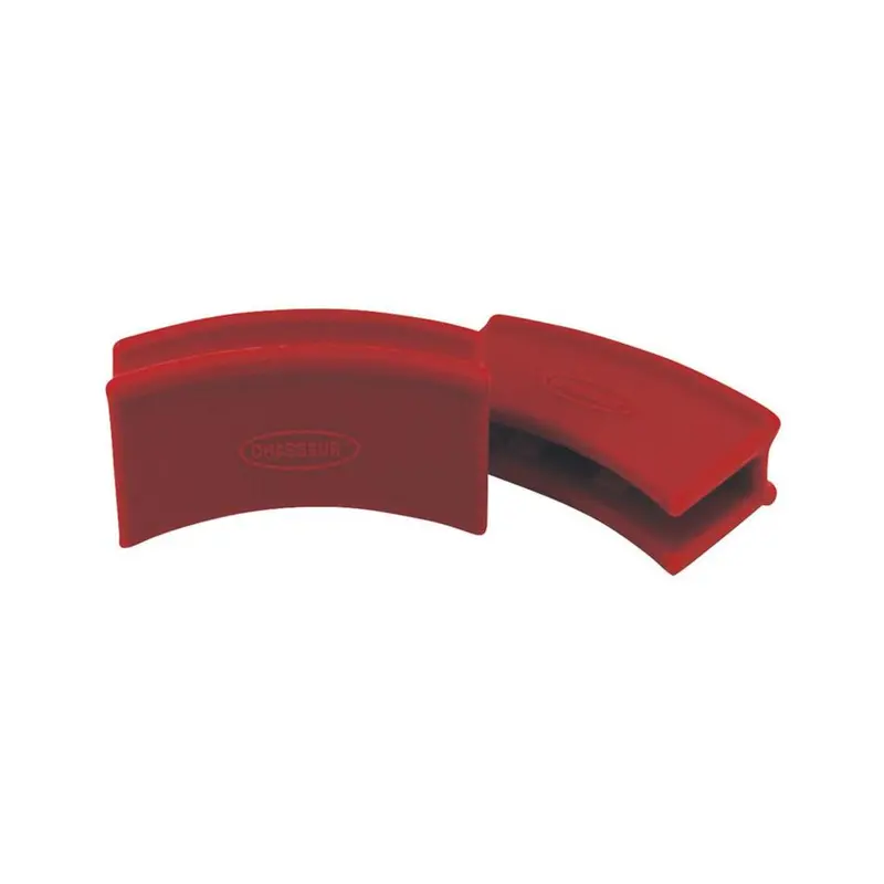 Chasseur Red Silicone Pot Handle Holders – 2-Pack Heat Protection 1