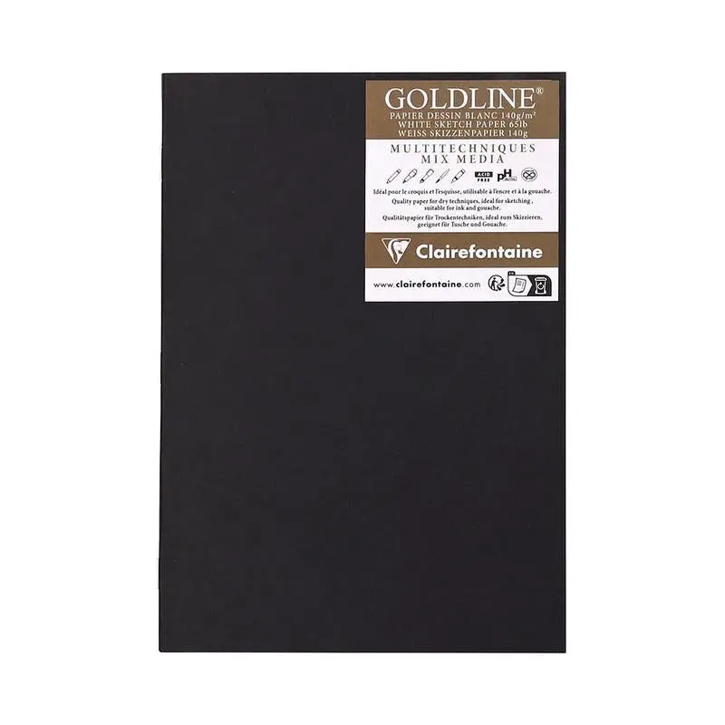Clairefontaine Goldline A4 Sketchbook – 140Gsm, 20 Perforated Sheets 1