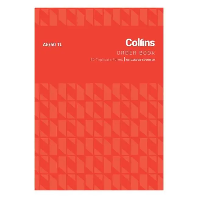 Collins Goods Order Book – A5 Triplicate Carbonless Format (50 Pages) 1