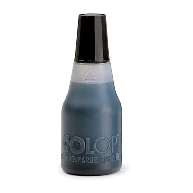 Colop Black Stamp Pad Ink – 25Ml Bottle 1