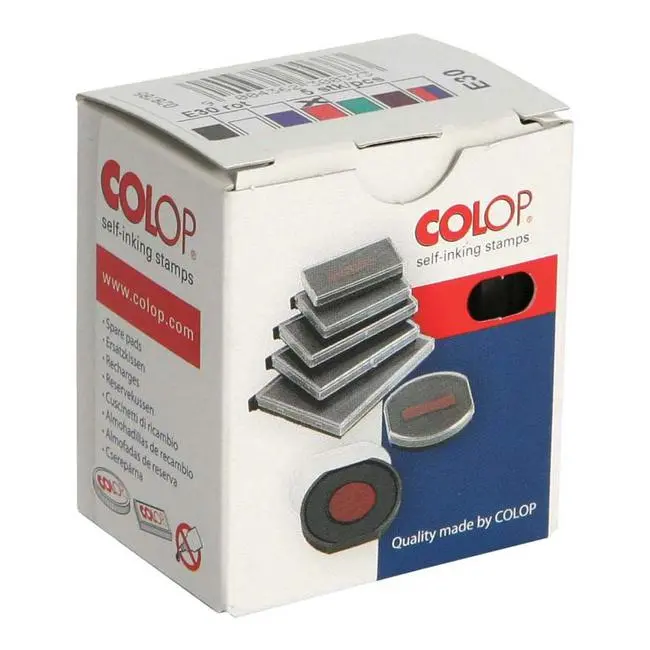 Colop E30 Red Stamp Pad – 18 × 47Mm 1