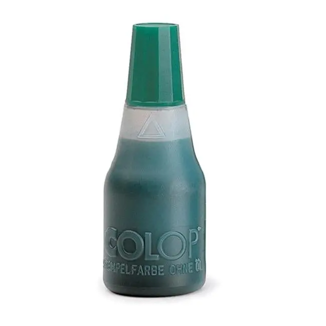 Colop Green Ink Pad – 25Ml Refill For Stamp Pads 1