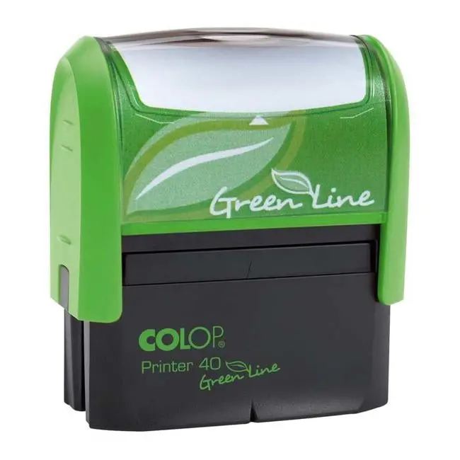 Colop Greenline 40 Self-Inking Stamp – Eco-Friendly, Durable Build 1