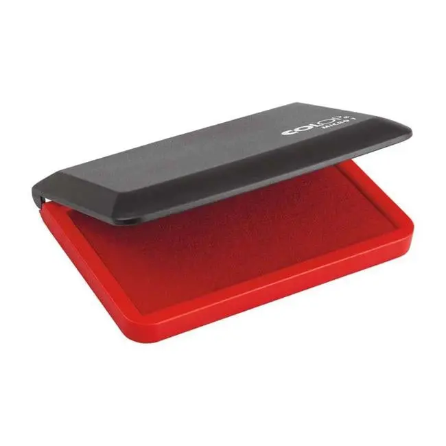 Colop Micro-1 Red Stamp Pad – 90×50Mm Quick-Dry Ink Formula 1