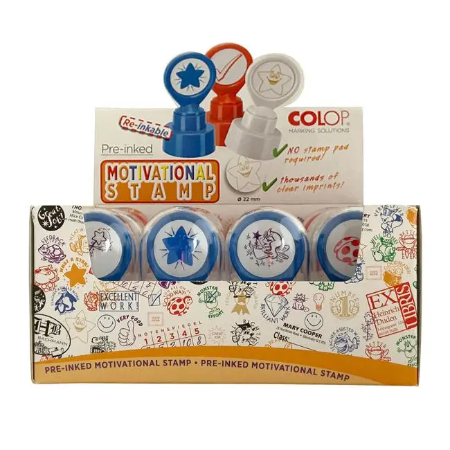 Colop Motivational Rubber Stamp – Assorted Uplifting Messages 1