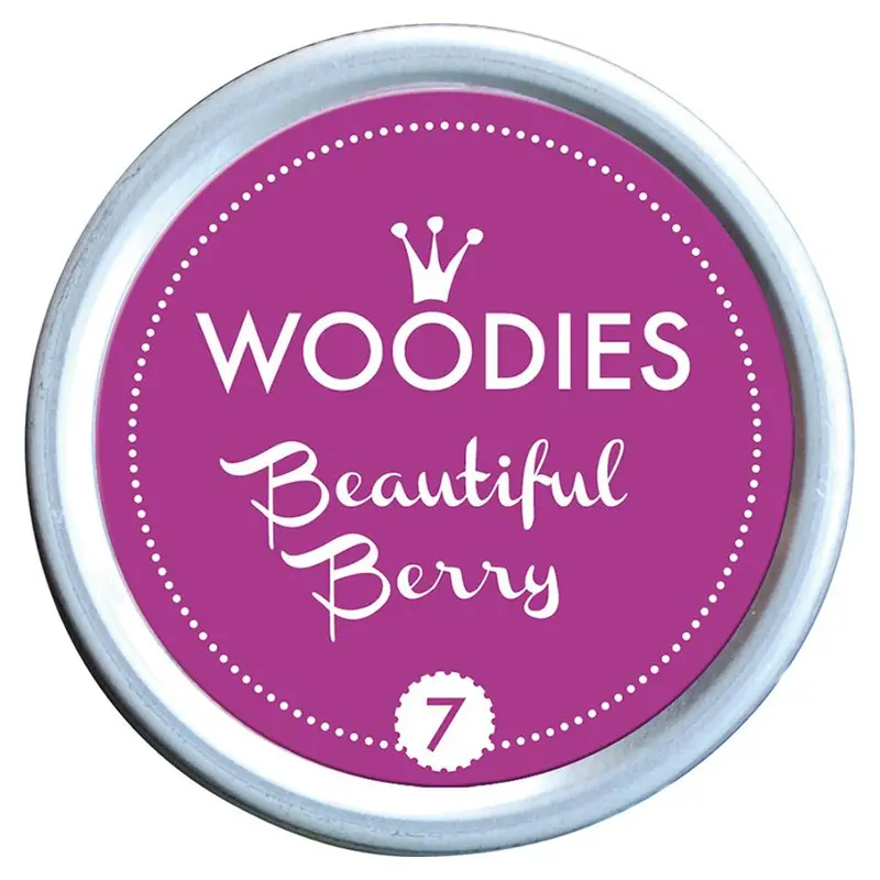 Colop Woodies 38 Mm Stamp Pad – Vibrant Berry Hue, Model 350021 1