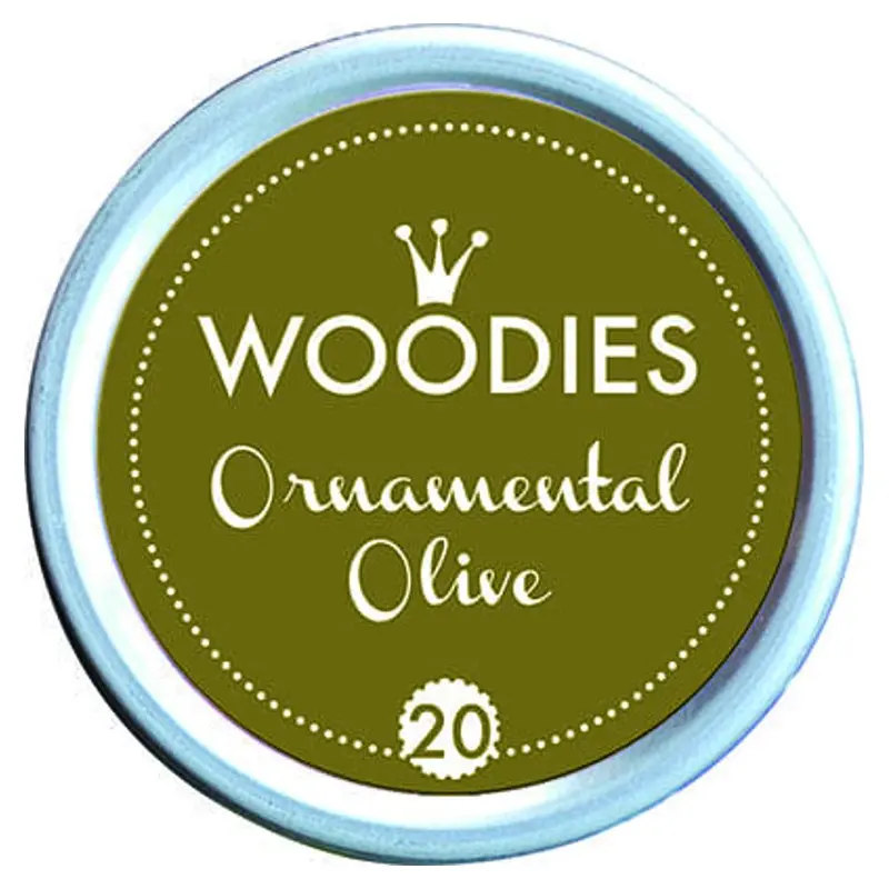 Colop Woodies 38Mm Ornamental Olive Stamp Pad (Model 350030) 1