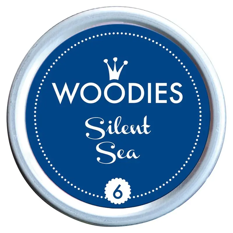 Colop Woodies 38Mm Silent Sea Stamp Pad – Quiet, High-Yield Ink Transfer 1