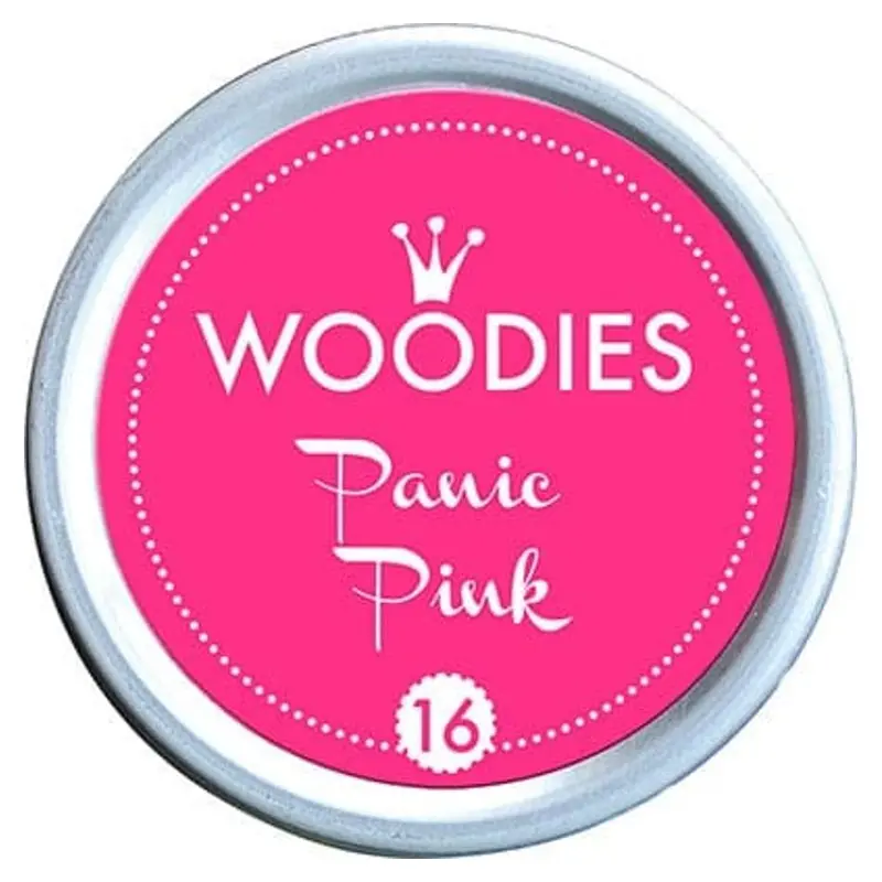 Colop Woodies Stamp Pad – 38Mm Panic Pink, Quick-Dry Dye-Based Ink 1