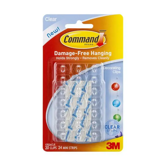 Command Clear Decorative Hooks For Lightweight Hanging – Pack Of 20 (Model 17026Clr) 1