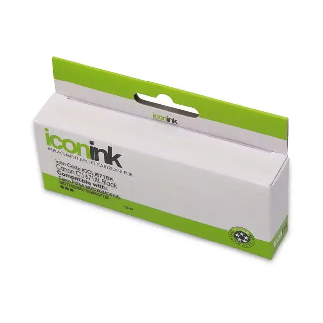 Compatible Canon Cli671Xl Black Ink Cartridge – Icon Brand 1