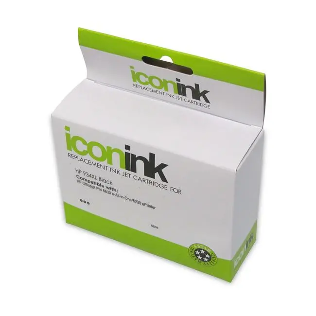 Compatible Hp 934Xl Black Ink Cartridge (C2P23Aa) – Icon Brand 1