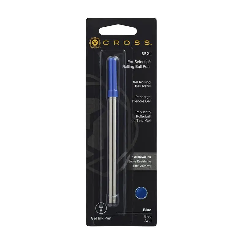 Cross Selectip Gel Ink Rollerball Refill – Vivid Blue (1000881) 1