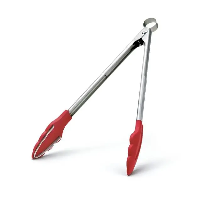 Cuisipro 24 Cm Red Tongs With Textured Teeth – Versatile Grip 1