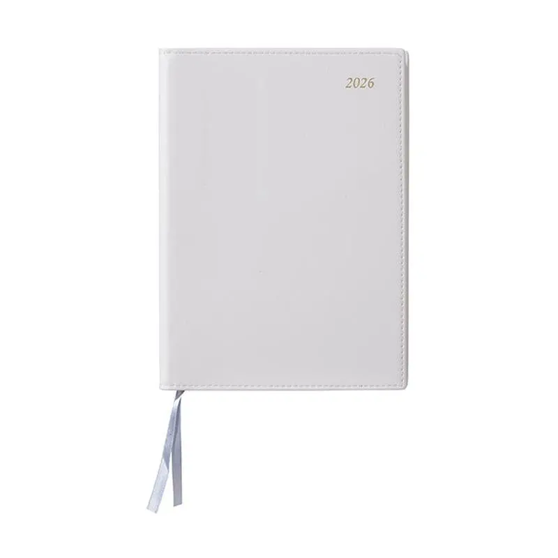 Cumberland Soho A5 Weekly Diary 2026 – Ash Grey Cover, Week-To-View Format 1