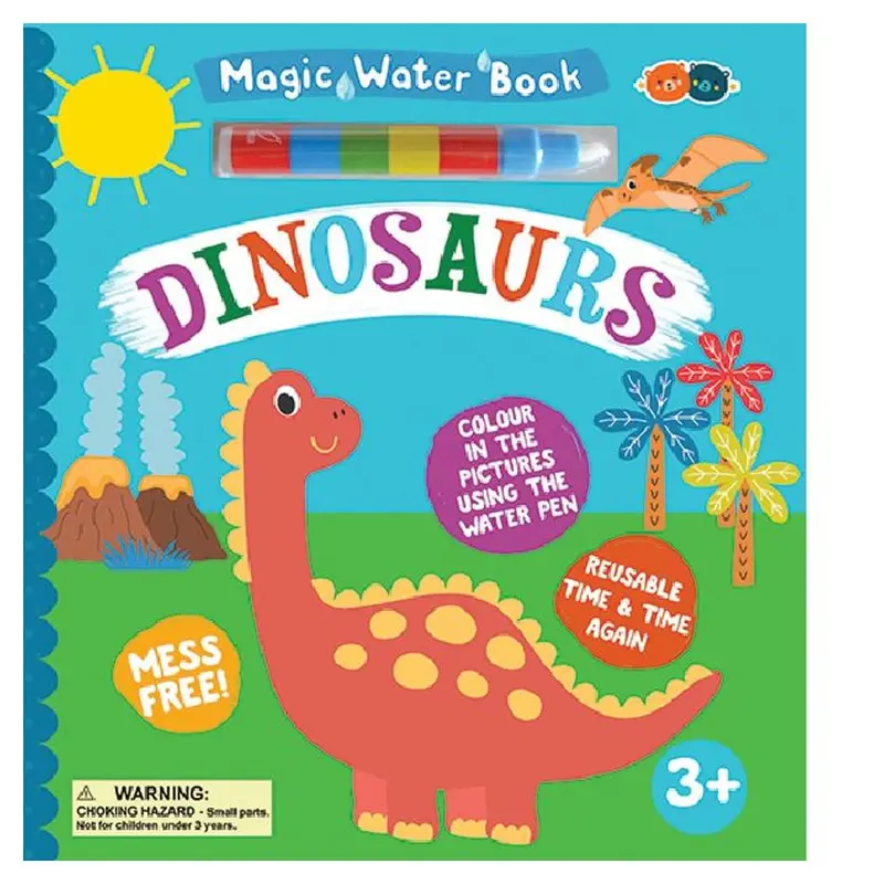 Dinosaurs Magic Water-Reveal Activity Book 1