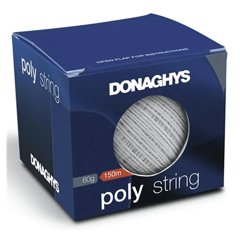 Donaghys White Polypropylene String – 150 M Strong, Uv-Stable 60 G Spool 1