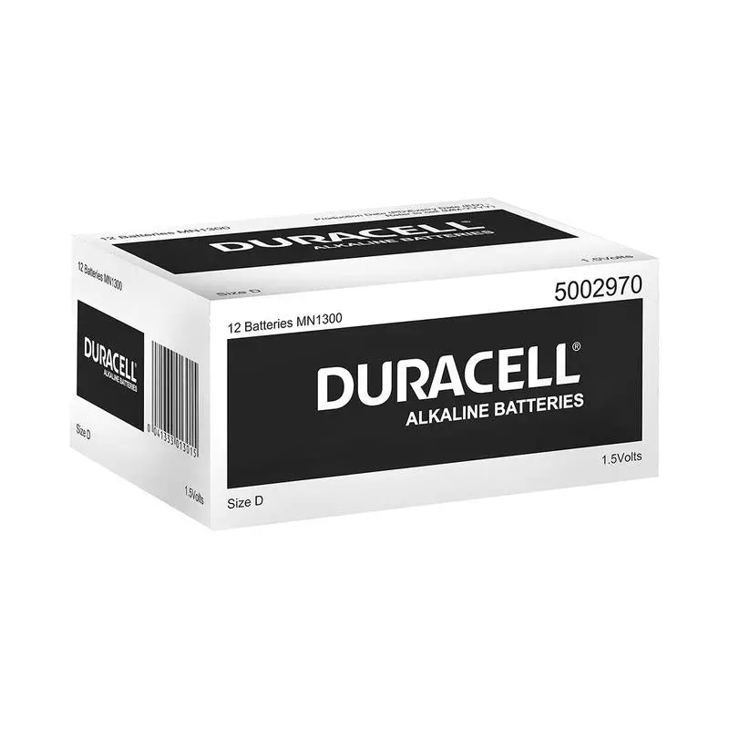 Duracell D Alkaline Batteries, Bulk 12-Pack, Model D2581627 1