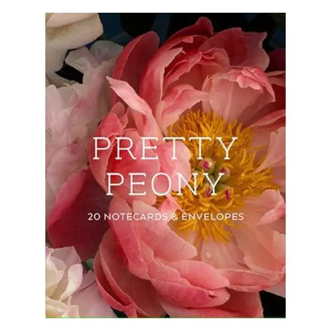 Elegant Peony-Themed Notecard Set – 20 Premium Cards By Herer Kari 1