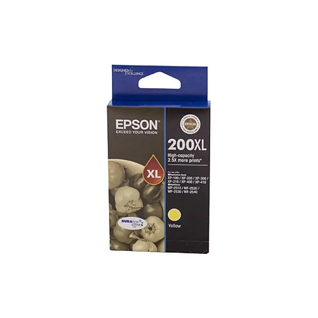 Epson 200 High-Yield Yellow Ink Cartridge 1