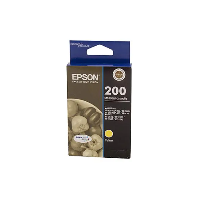 Epson 200 Standard-Yield Yellow Ink Cartridge 1