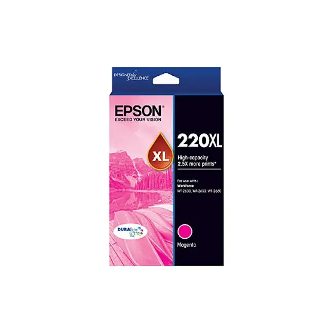Epson 220 High-Yield Magenta Ink Cartridge 1